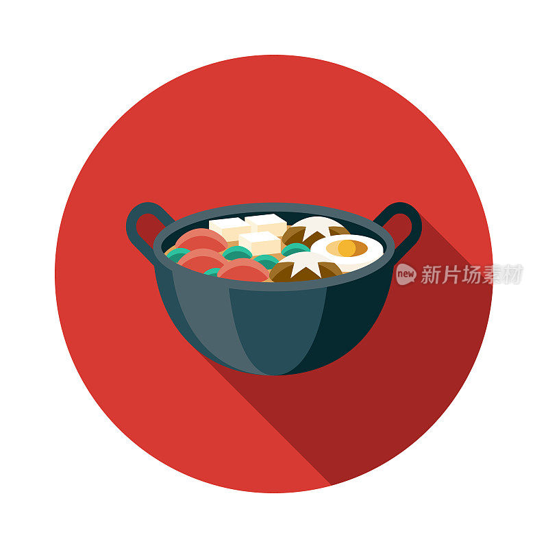 Sukiyaki Japanese Food Icon
